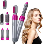5 in 1 Hair Styler for Women - Multifunctional Hot Air Brush with Detachable Heads