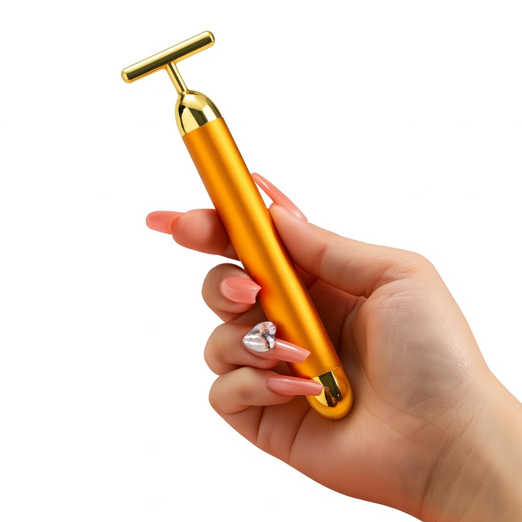 MyeZee 24K Gold FirmGlow Facial Massager