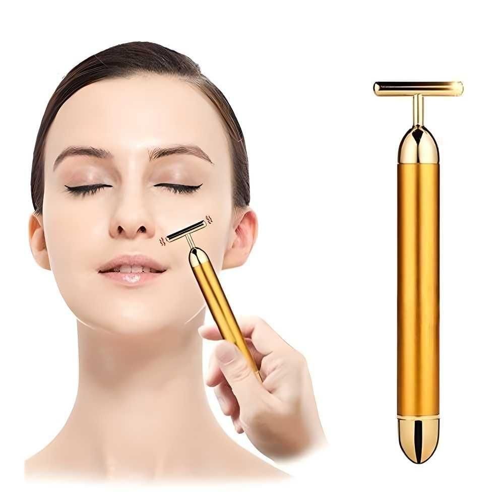 MyeZee 24K Gold FirmGlow Facial Massager