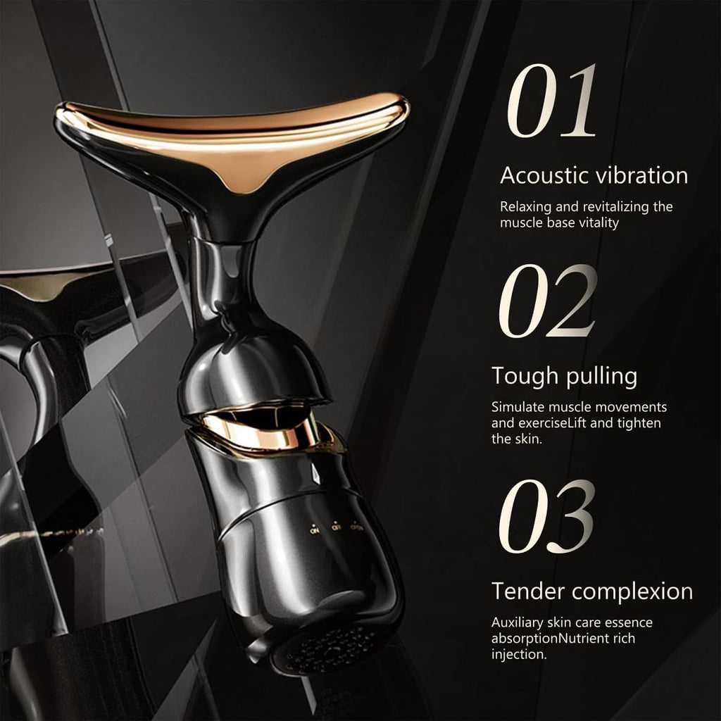 Facial Massager for Face and Neck, 3-in-1 Face Massager