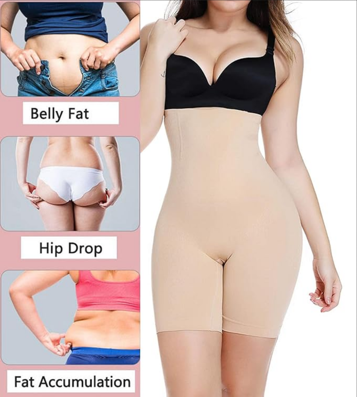 Quick Slim Shape Wear | High Waist Slim Shaper for Women (BUY 1 & GET 1 FREE) (S–3XL) - Myezee