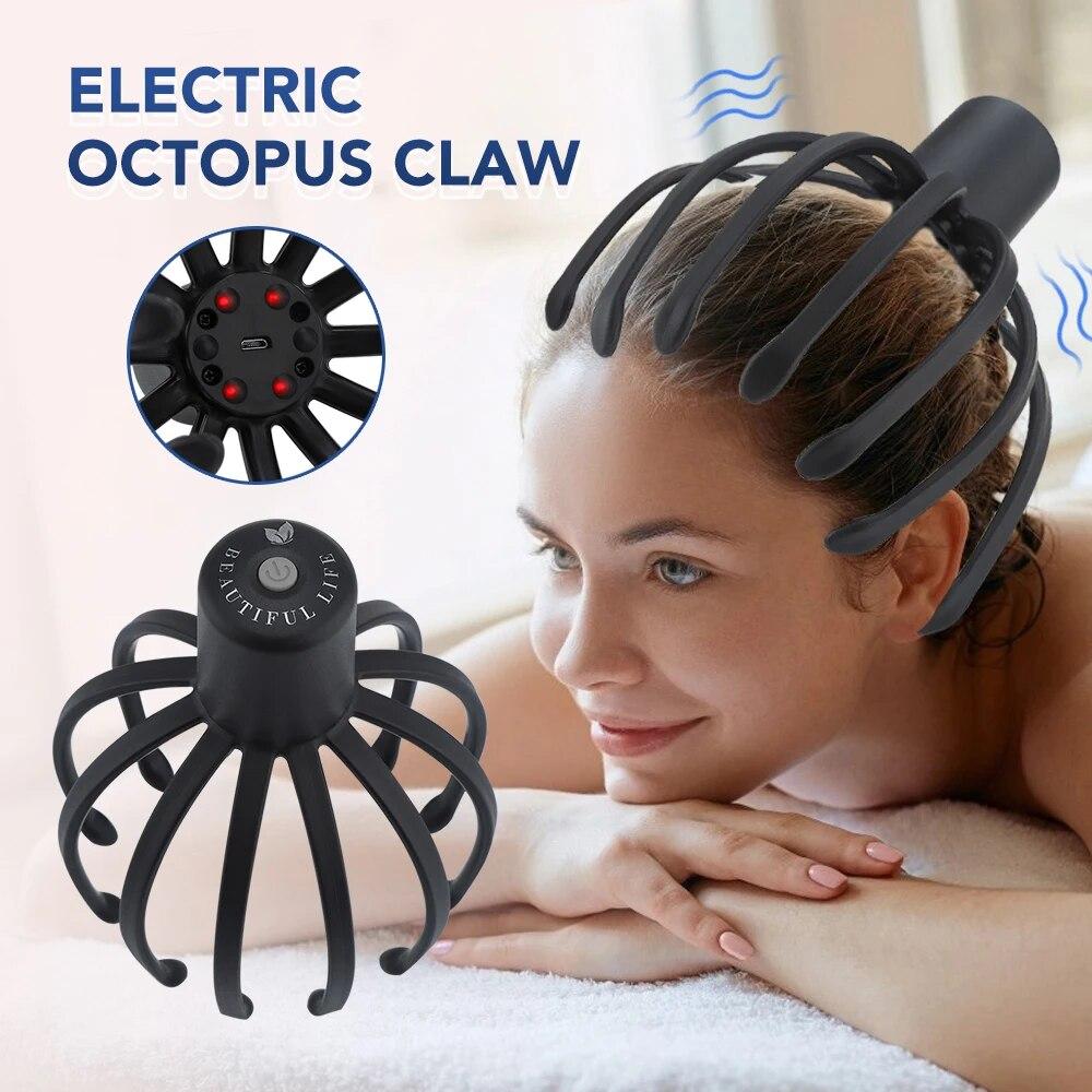 Electric Octopus Head Massager
