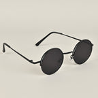 UV Protection Coating Round Sunglasses for Men and Women Classic Metal Sun Glasses